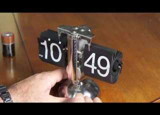 WoneNice Flip Clock Novelty Timepiece 2020