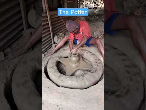 Clay Pot Making Potter Shorts Youtubeshorts