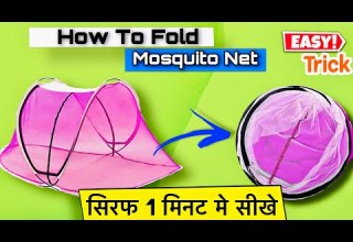 How To Fold Mosquito Net Single Bed