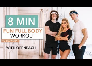  8 MIN FUN FULL BODY With Ofenbach Cardio Leg Arm Workout I No Equipment