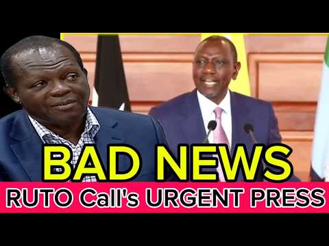 BREAKING NEWS PRESIDENT RUTO Calls STATE Of EMERGENCY After KALONZO Revealed THIS About RAPHAEL TU
