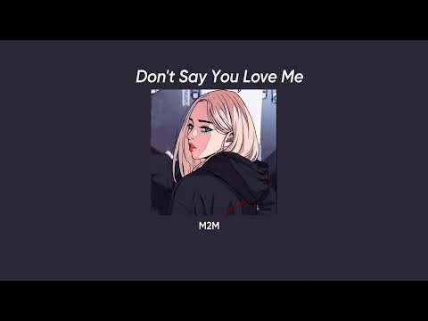 Vietsub Don T Say You Love Me M2M Lyrics Video