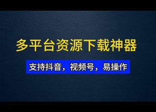  全网资源一网打尽 这款免费神器能下载视频号 抖音 还不快冲 RES Downloader