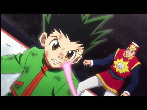 معركة غون ضد هيسوكا في برج الفضاء