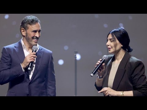 جديد دويتو رائع القيصر كاظم الساهر و الفنانة العراقية أصيل هميم سلمتك بيد الله حفلة قطر 2025