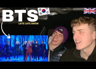  They Re Back BTS BLACK SWAN Late Late Show GILLTYYY REACT
