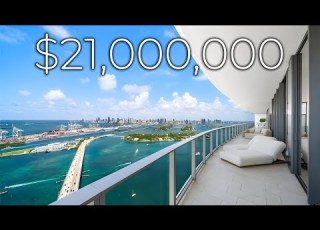 INSIDE A 21 000 000 LUXURY PENTHOUSE In The TALLEST BUILDING In MIAMI BEACH
