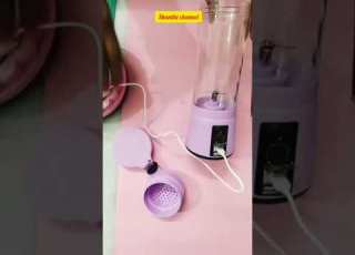  Portable And Rechargeable Battery Juice Blender Unboxing