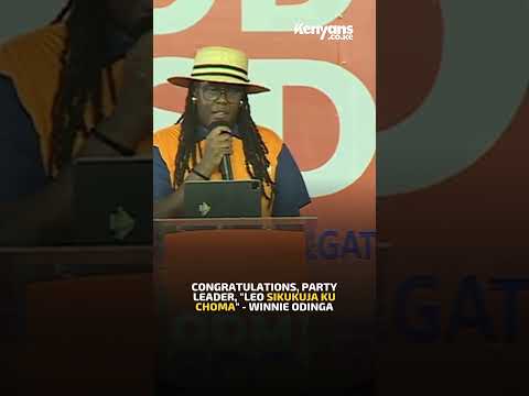 Congratulations Party Leader Leo Sikukuja Ku Choma Winnie Odinga