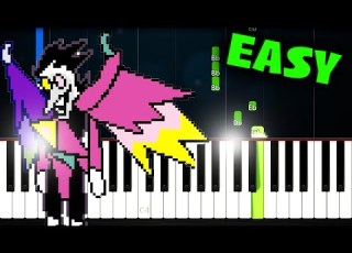  BIG SHOT DELTARUNE EASY Piano Tutorial