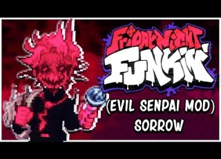 Sorrow Friday Night Funkin Evil Senpai Mod Progress Update New Chart