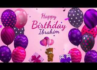 Happy Birthday Ibrahim Ibrahim Happy Birthday Song Ibrahim