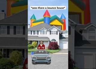  When There S A Bounce House At The Birthday Party Shorts Relatable