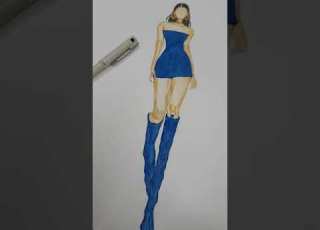  Fashion Illustration Bella Hadid For Off White Fashionillustration Fashionsketch Shorts