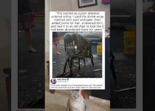  DIY HAUNTED HOUSE PROP Scariest Skeleton Hack Ever Halloween