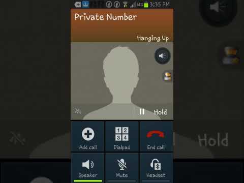 Samsung Galaxy S2 Fake Incoming Call