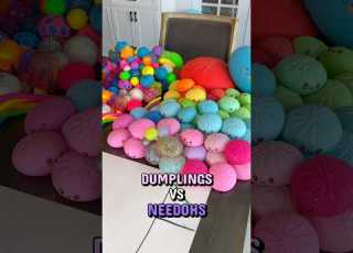 NEEDOH VS DUMPLING TRADING Dumpling Needoh Satisfying Fun Colors Trending Tiktok Trading