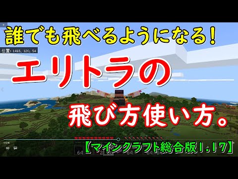 マイクラBE 誰でも飛べるようになる エリトラの正しい飛び方使い方 総合版 スイッチ Switch スマホ PE PS4 Xbox Win10 Ver1 17