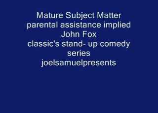 Stand Up Comedy Greats 1985 John Fox RIP Joelsamuelpresents