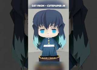  Demon Slayer Paper Figures Print Cut Assemble Compilation