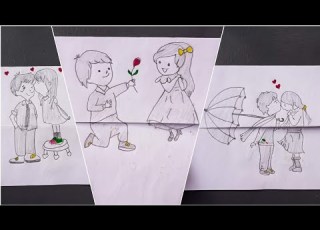  Easy Drawing About Valentine S Day Valentine Step By Step For Beginners Shot