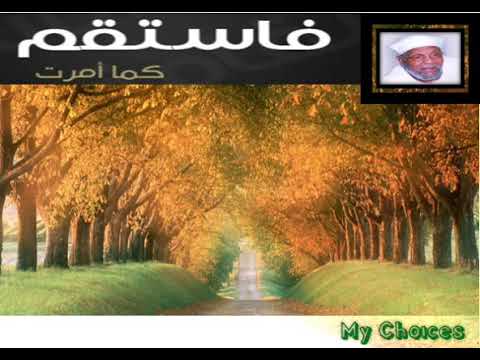 حقيقة الاستقامة مع فضيلة الشيخ متولي الشعراوي رحمه الله