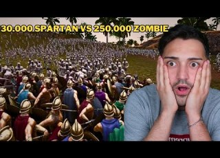  30 000 SPARTANS VS 250 000 ZOMBIE WAR UEBS2