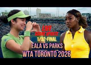  Alex Eala Vs Alycia Parks 1 32 Finals WTA Toronto 2026 Live Score Update