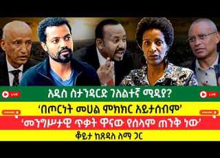  አዲስ ስታንዳርድ ገለልተኛ ሚዲያ በጦርነት መሀል ምክክር አይታሰብም የመንግስት ጥቃት ዋናው ችግር ነው