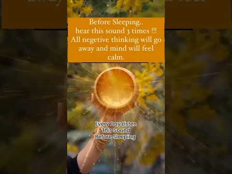 Mind Calmness Positive Sound To Get Rid Of Negative Thoughts