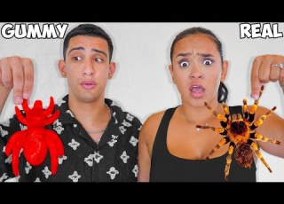 Gummy Food Vs Real Food Challenge