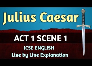Julius Caesar Act 1 Scene 1 Line By Line Explanation In Hindi ICSE English For All Class 9