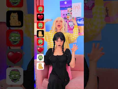 مرحب ا تحدي باربي دروس الرقص من وينزداي أدامز Shorts Emoji Trend Wednesday