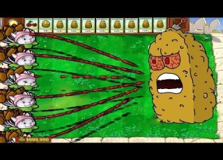  9999 Cattail Vs All Zombie Plants Vs Zombies Minigames Zombotany 2