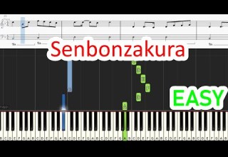 SenbonZakura Piano Easy Sheet Free