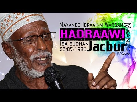 HADRAAWI JACBUR ISA SUDHAN