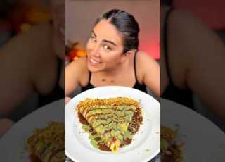 Viral Dubai Chocolate Crepe Shorts Dubaichocolate Chocolate