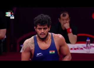 FS 86KG نیمه نهایی Mukul Dahiya هند Vs Bolat Sakayev Kaz قهرمانی بزرگسالان آسیا 2026