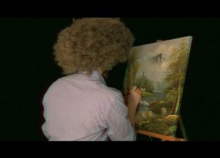  Time Travel Tuesday Bob Ross ASMR Soft Spoken Engraving Tapping Whispering