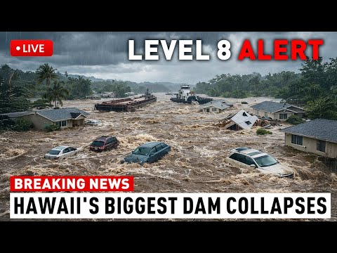 1 MINUTE AGO Wahiawa Dam Collapses Hawaii Is Sinking Faster Than Ever
