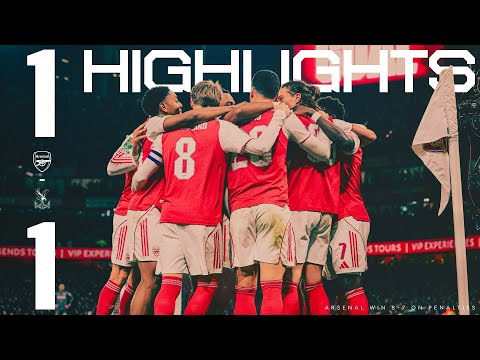 SHOOT OUT WINNERS THROUGH TO THE SEMIS HIGHLIGHTS Arsenal Vs Crystal Palace 1 1 Carabao Cup