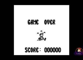 Spirou Game Boy Game Over