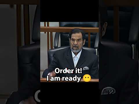 Saddam Hussein Attitude Video Attitude Saddamhussain Attitude Viral Short Shortfeeds