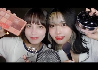  ASMR 10分でレンズメイクしてあげる ASMRBlueKatieコラボ