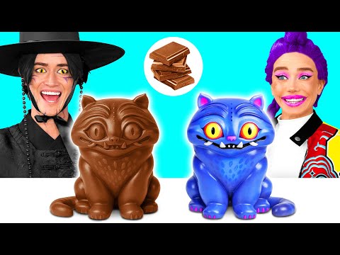 Real Food Vs Chocolate Food Challenge With KPop Demon Hunters By BaRaDa Challenge Real Food Vs Chocolate Food Challenge With KPop Demon Hunters By BaRaDa Challenge