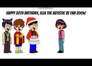 Happy 20th Birthday Ella The Autistic BE Fan 2004 Disowned