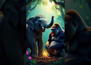  Funny Jungle Story Of Gorilla And Elephant Coconut Tree Adventure Friendship Trending Ai