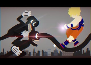 Goku Vs Cartoon Cat And Cartoon Dog Stick Nodes Animation