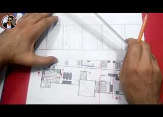 ازاى تقدر ترسم قطاع راسى من مسقط افقى