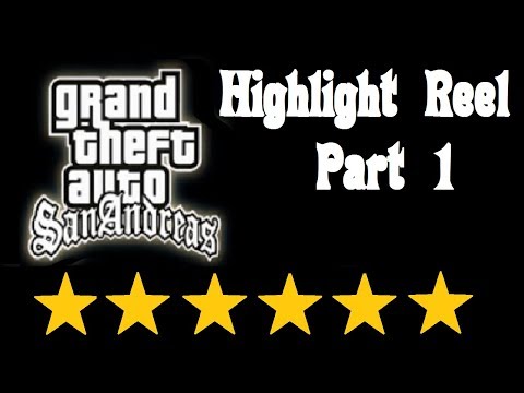 HIGHLIGHT REEL GTA San Andreas 6 Star Wanted Level Playthrough PART 1